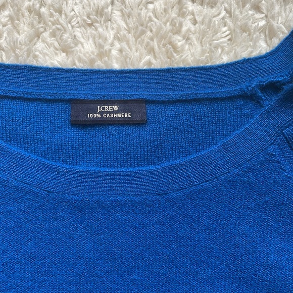 J.Crew Cashmere Vintage Sweater in Blue - Picture 2 of 4